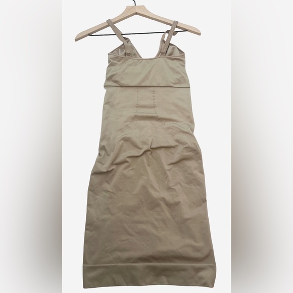 Spanx by Sara Blakey Full Slip Slimming Comptession Shaping Dress Nude Large - Picture 3 of 5
